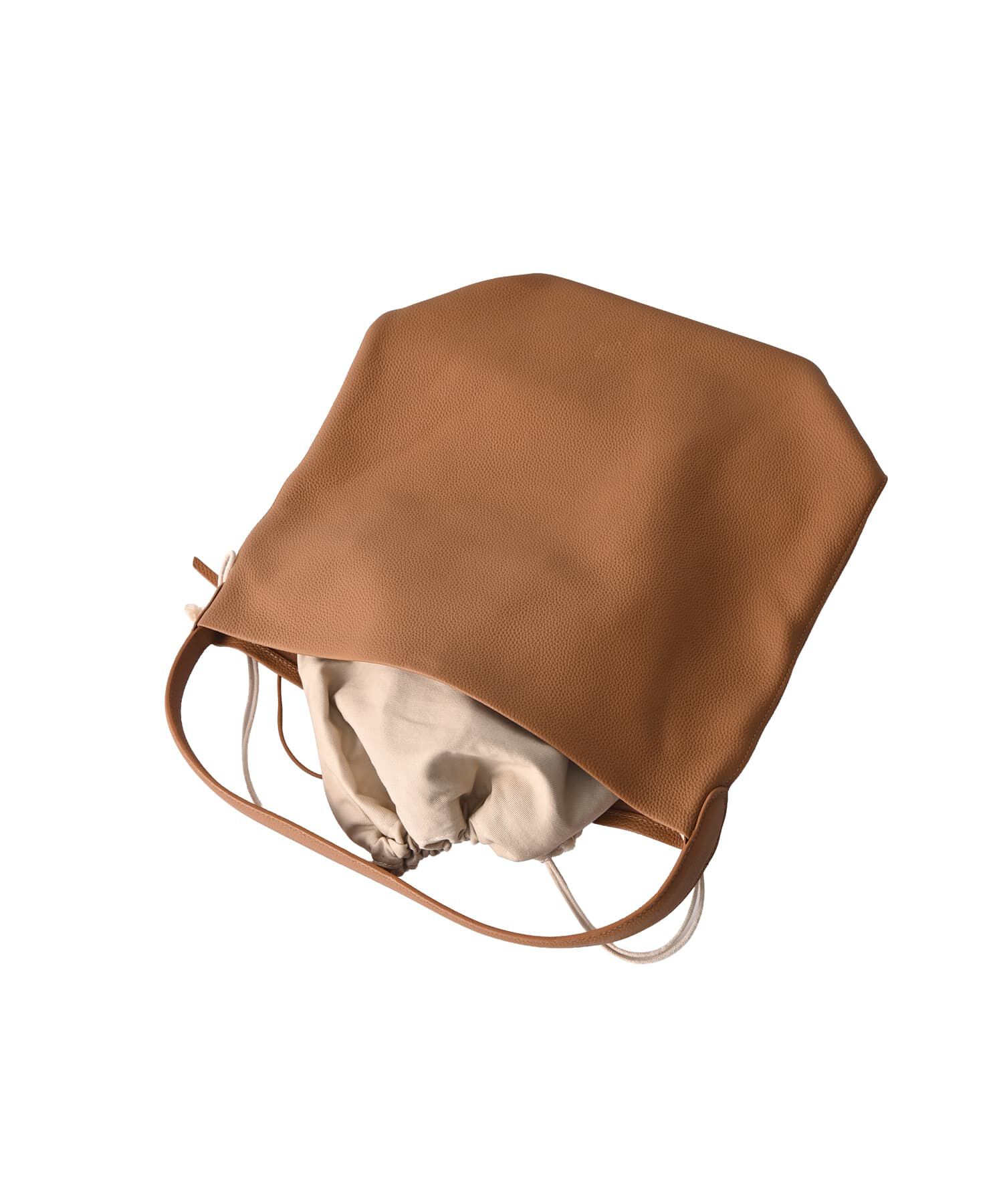 STYLE DELI「【DELI by】ミニマルバケットリアルレザーバッグ（ラージ）」|トートバッグ|