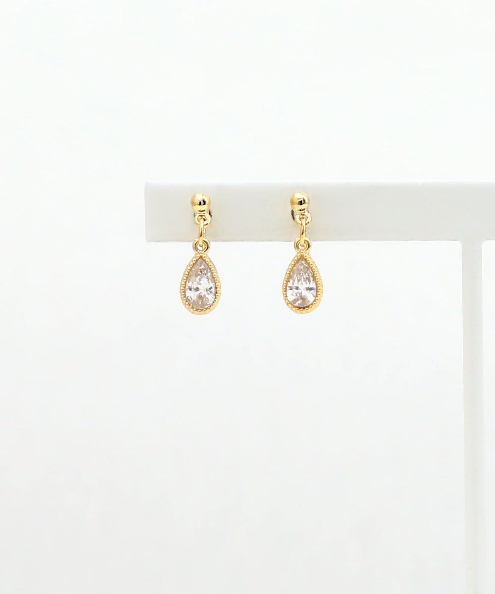 colleca la「ループフィット・しずくストーンのイヤリング」|イヤリング|