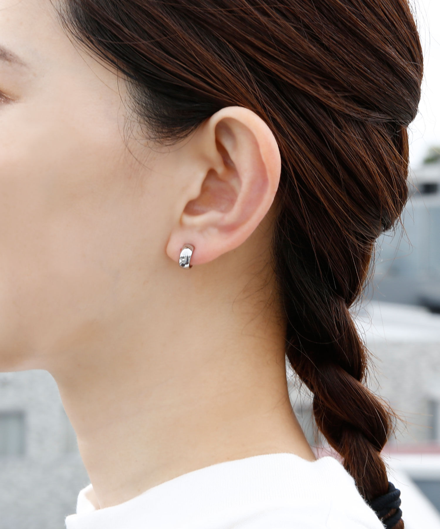 colleca la「miniループフィット・プランプフープイヤリング」|イヤリング|シルバー