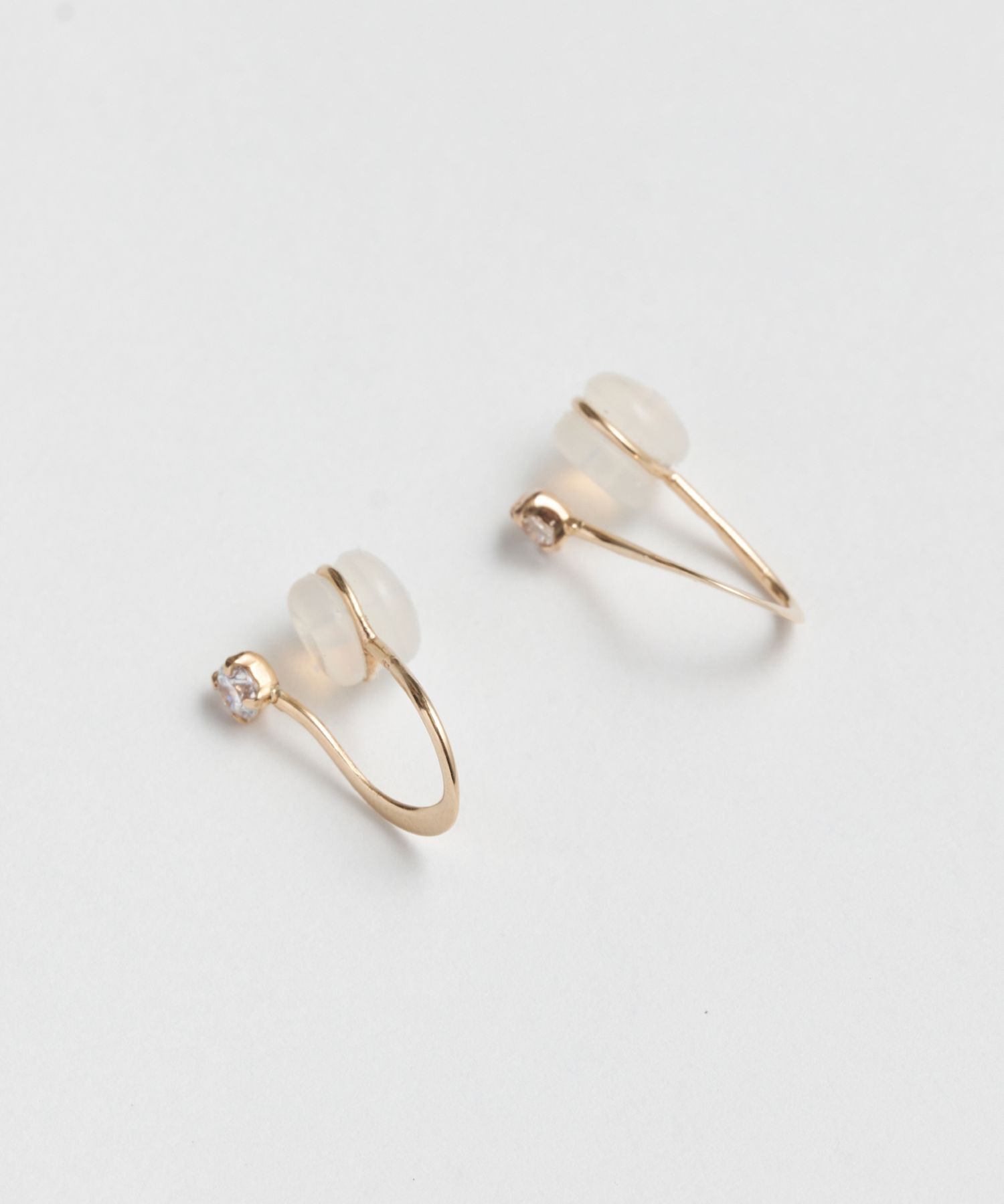 Phoebe「【 K10 】ビジュードロップイヤリング/BOX付き」|イヤリング|