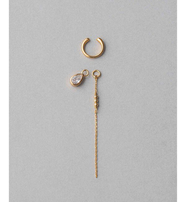 ete「ビジュー イヤリング&イヤリングチャーム」|イヤリング|