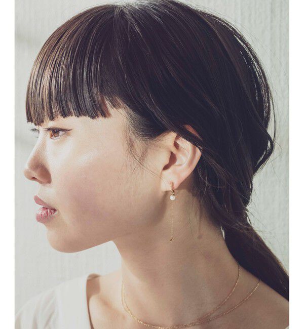 ete「パール イヤリング&イヤリングチャーム」|イヤリング|