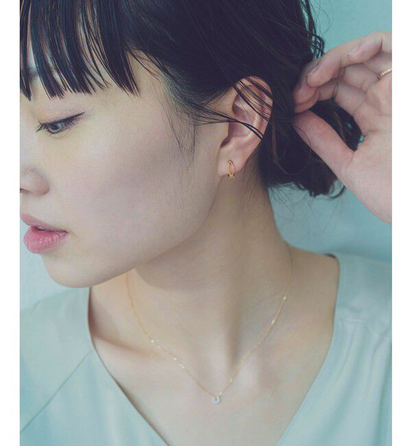 ete「レース リバーシブルイヤリング」|イヤリング|