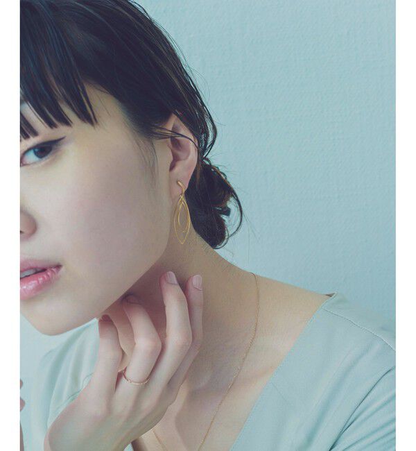 ete「アーモンドシェイプ イヤリング」|イヤリング|