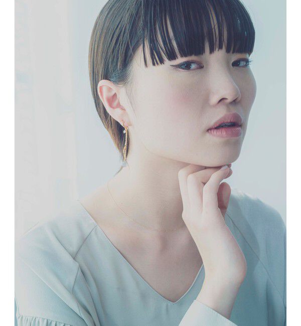 ete「イヤリング&イヤリングチャーム ナチュラルストーン/スパイラル」|イヤリング|