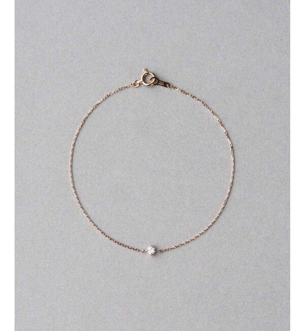 ete「K18 ダイヤモンド ブレスレット「ブライト」」|ブレスレット・バングル|ピンクゴールド