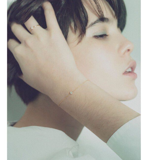 ete「K18 ダイヤモンド 0.1ct ブレスレット「ブライト」」|ブレスレット・バングル|