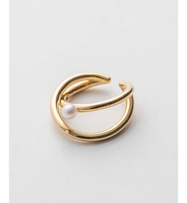 ete「パール リングカフ」|リング|