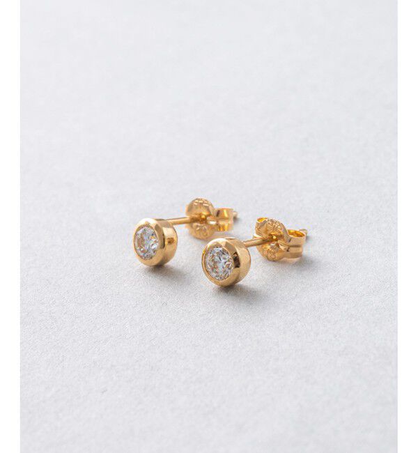 ete「K18 ダイヤモンド 0.3ct ピアス「ブライト」」|ピアス|