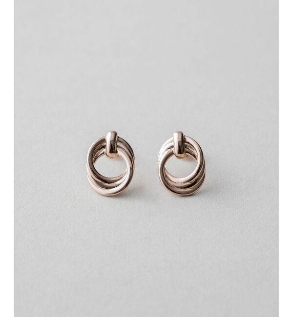 ete「サークル ピアス」|ピアス|ピンクゴールド