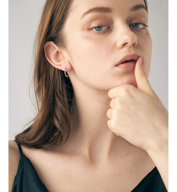 ete「ツイスト フープピアス」|ピアス|