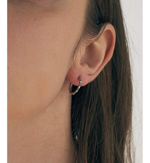 ete「ツイスト フープピアス」|ピアス|