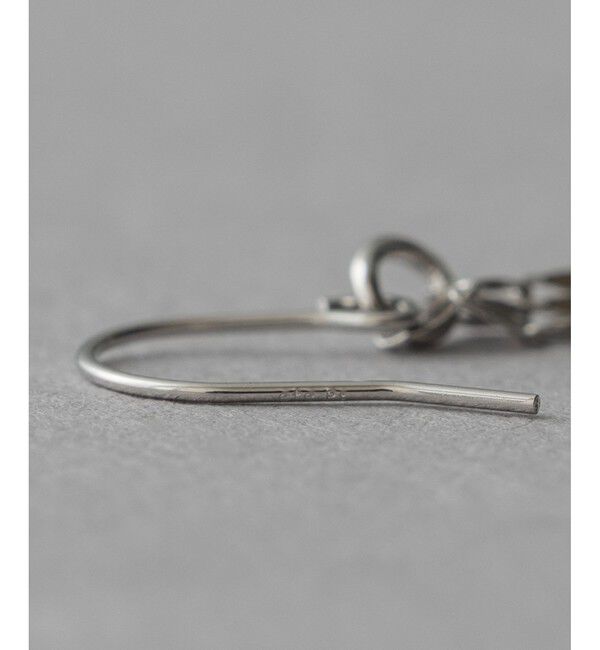 ete「ペタルチェーン フリンジ ピアス」|ピアス|