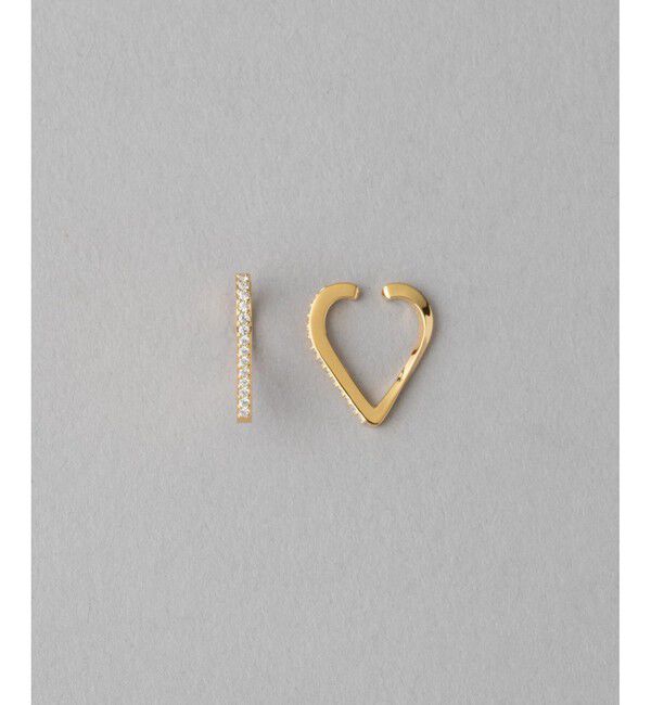 ete「ビジュー リバーシブルイヤリング」|イヤリング|