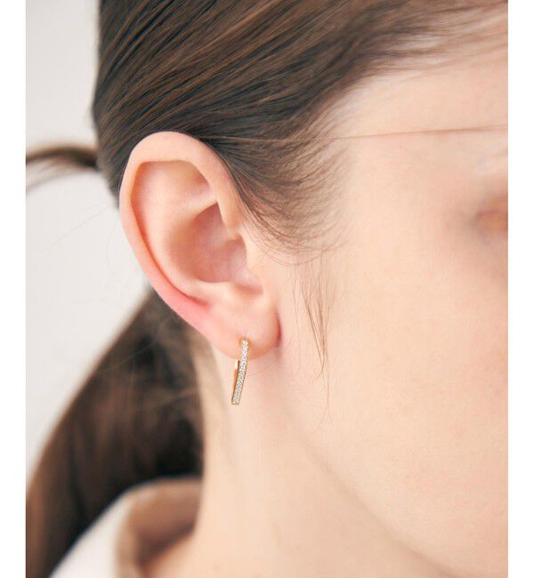 ete「ビジュー リバーシブルイヤリング」|イヤリング|