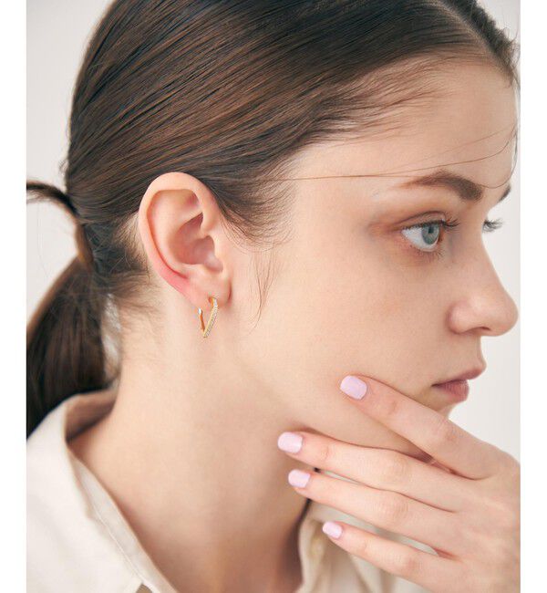 ete「ビジュー リバーシブルイヤリング」|イヤリング|