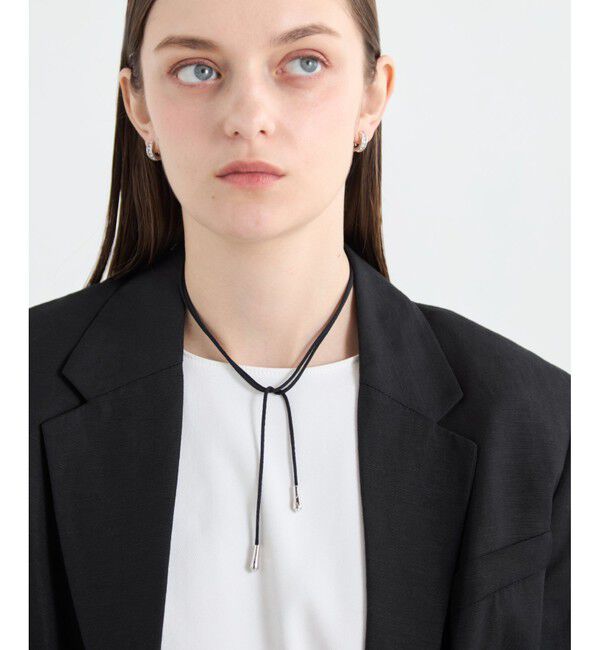 ete「[ブラン] パール フープイヤリング」|イヤリング|