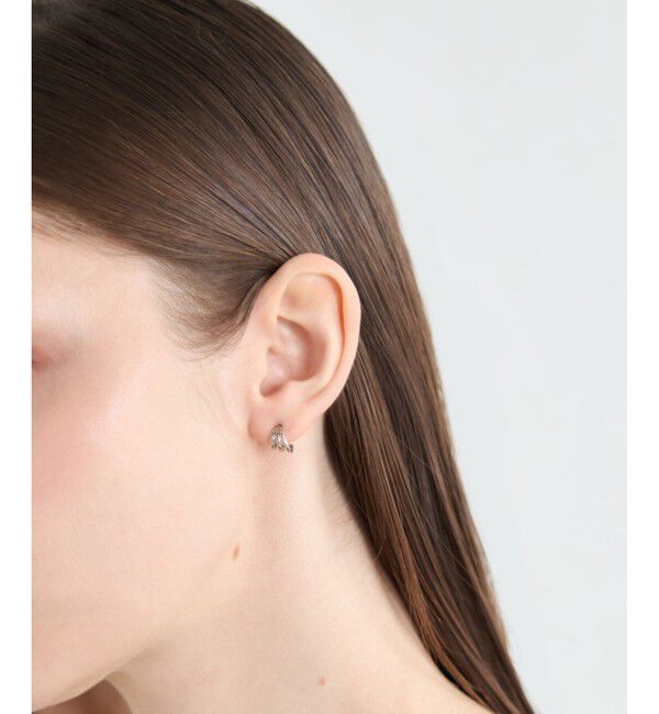 ete「[デイリープラチナ] PT501 ドミノ ピアス」|ピアス|