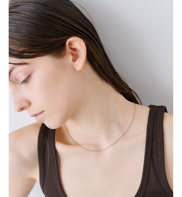 ete「カッティング小豆チェーン ネックレス」|ネックレス|