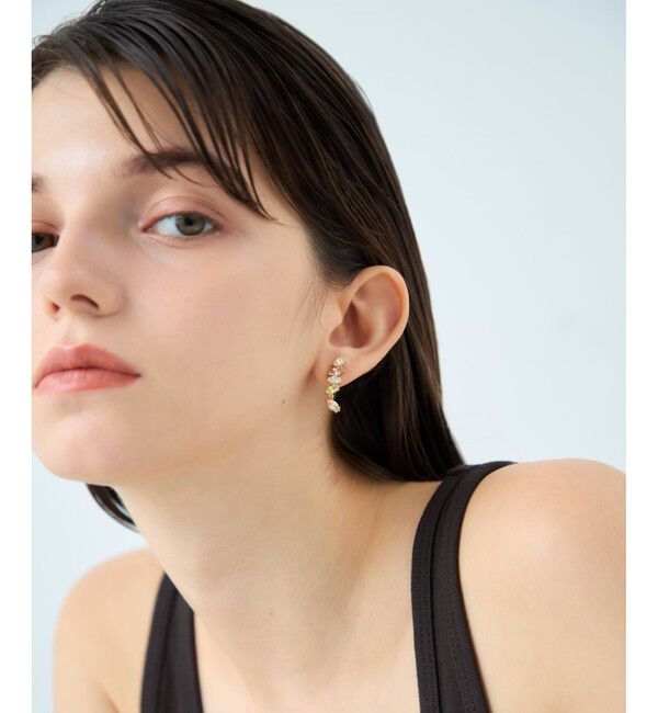 ete「ビジュー マーキス ピアス」|ピアス|