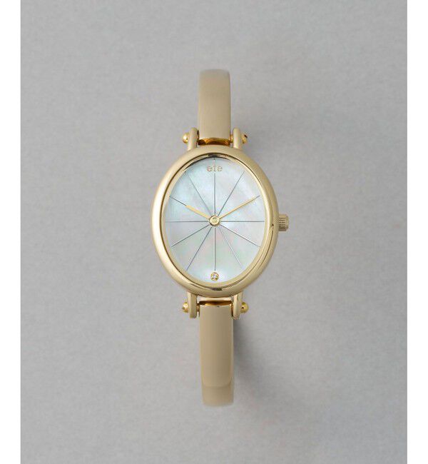 ete「ダイヤモンド バングルウォッチ」|腕時計|イエローゴールド