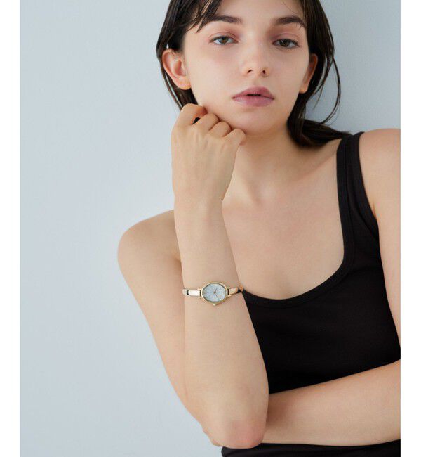 ete「ダイヤモンド バングルウォッチ」|腕時計|