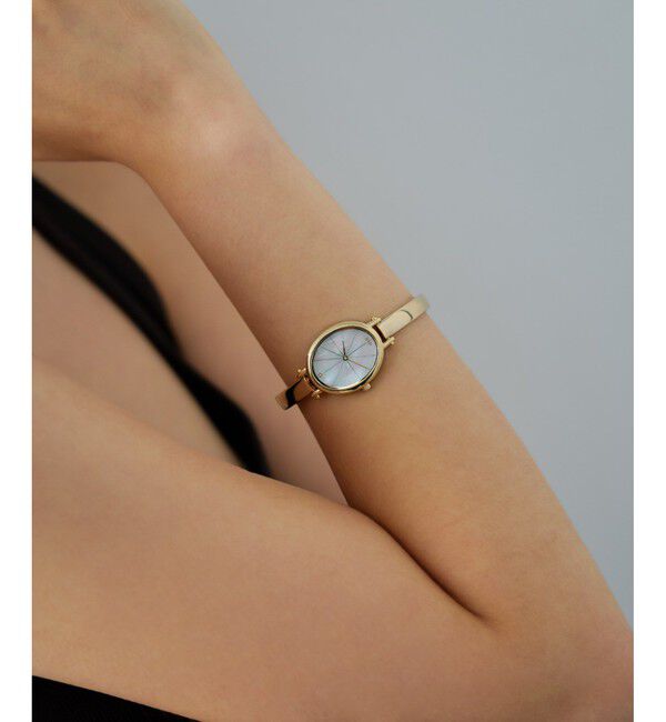 ete「ダイヤモンド バングルウォッチ」|腕時計|