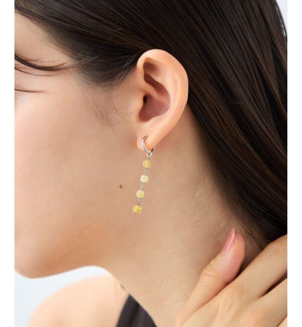 ete「ナチュラルストーン イヤリング」|イヤリング|