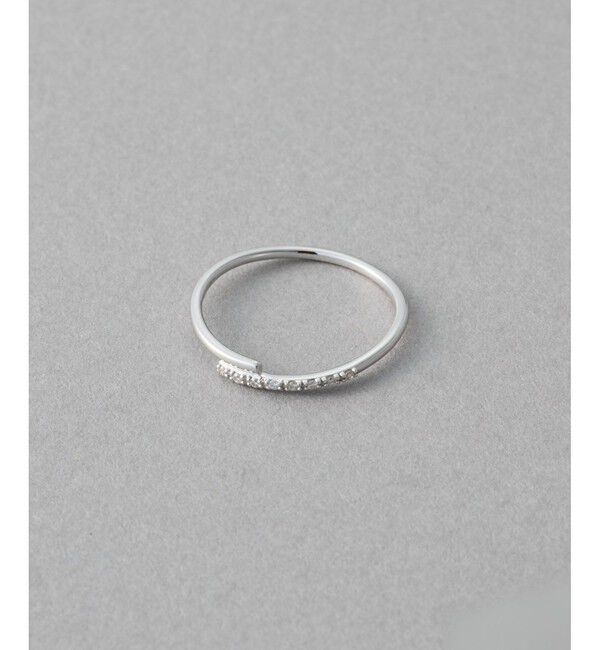 ete「[レイヤード] K10WG ダイヤモンド リング」|リング|