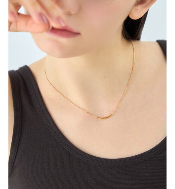 ete「[レイヤード] カーヴライン ネックレス」|ネックレス|