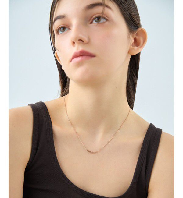 ete「[レイヤード] カーヴライン ネックレス」|ネックレス|