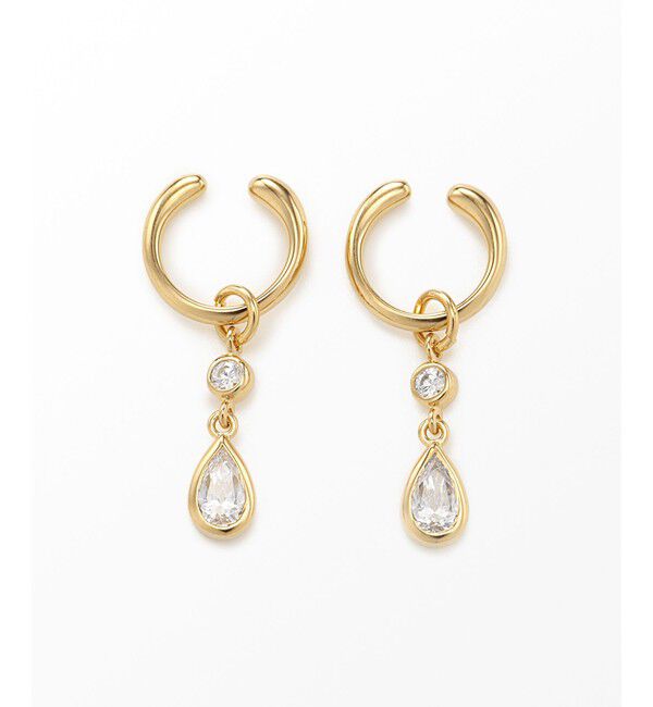 Jouete「イヤリング ジルコニア」|イヤリング|イエローゴールド