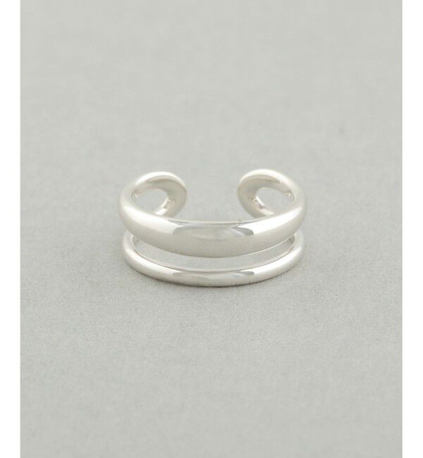 Jouete「フォークピンキー レイヤード」|リング|シルバー