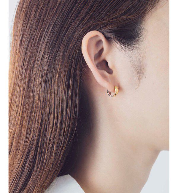 Jouete「ダブルフェイス イヤリング コンビカラー」|イヤリング|