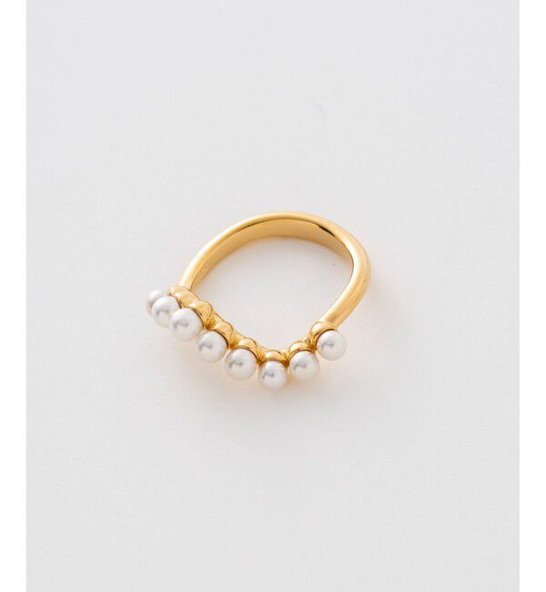 Jouete「ウェーブ パール リング」|リング|