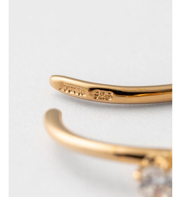 Jouete「ウェアリング ジルコニア&times;パール」|イヤリング|