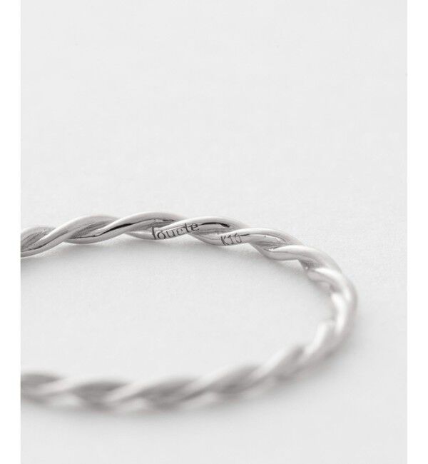 Jouete「K10WG ツイスト リング」|リング|