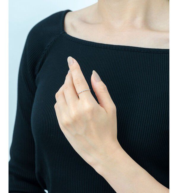 Jouete「K10WG ツイスト リング」|リング|