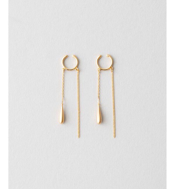 Jouete「[ダブルフェイス]イヤリング ドロップ」|イヤリング|イエローゴールド