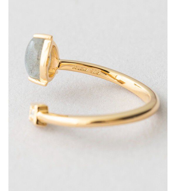 Jouete「[フォークリング] ラブラドーライト&times;ジルコニア」|リング|