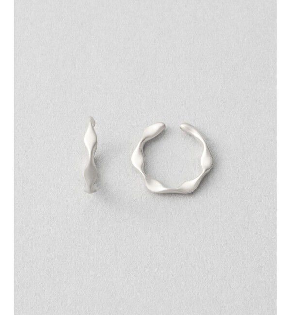 Jouete「フープイヤリング ウェービー」|イヤリング|プラチナム