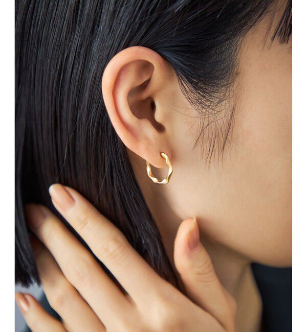 Jouete「フープイヤリング ウェービー」|イヤリング|