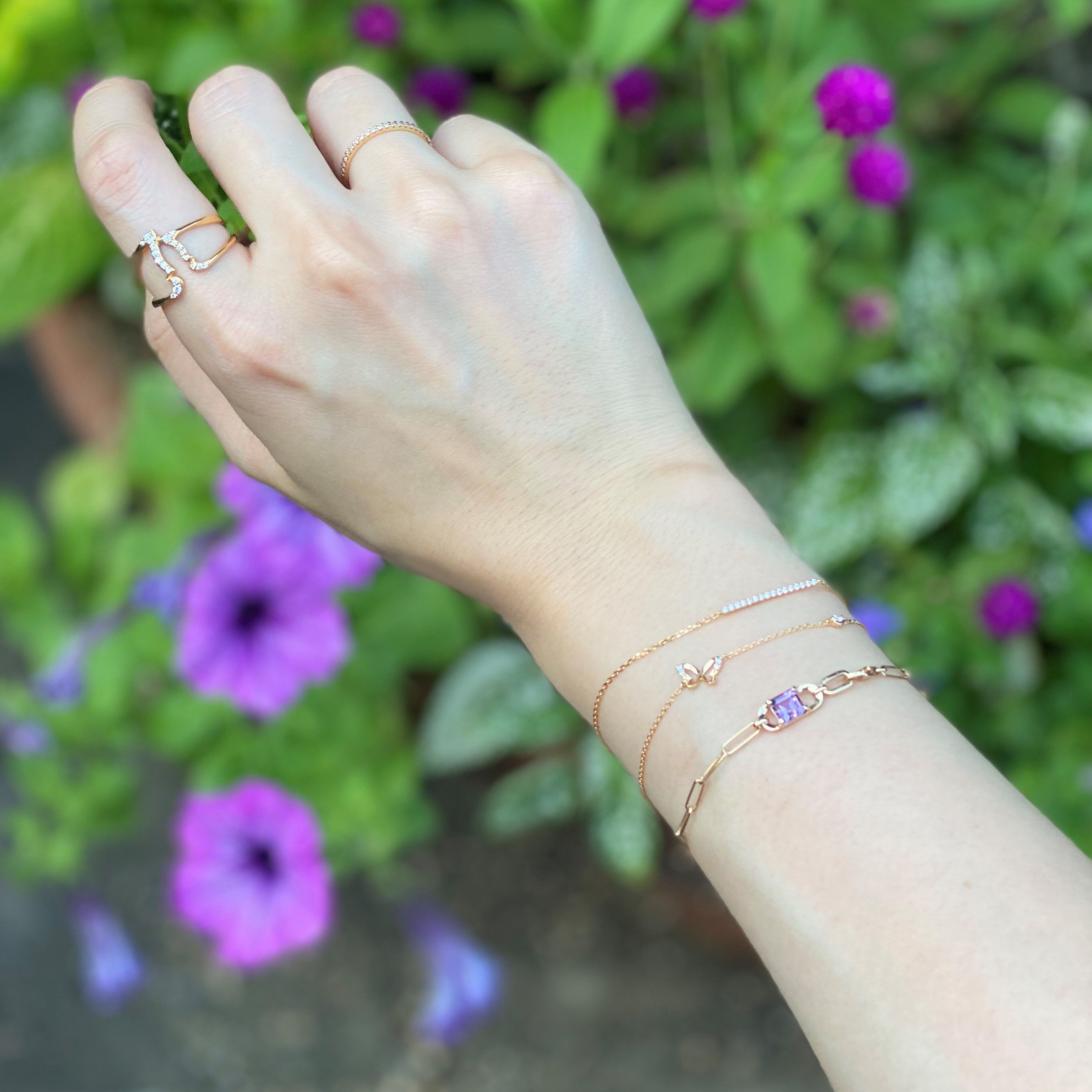 STAR JEWELRY「DIAMOND LINE BRACELET」|ブレスレット・バングル|