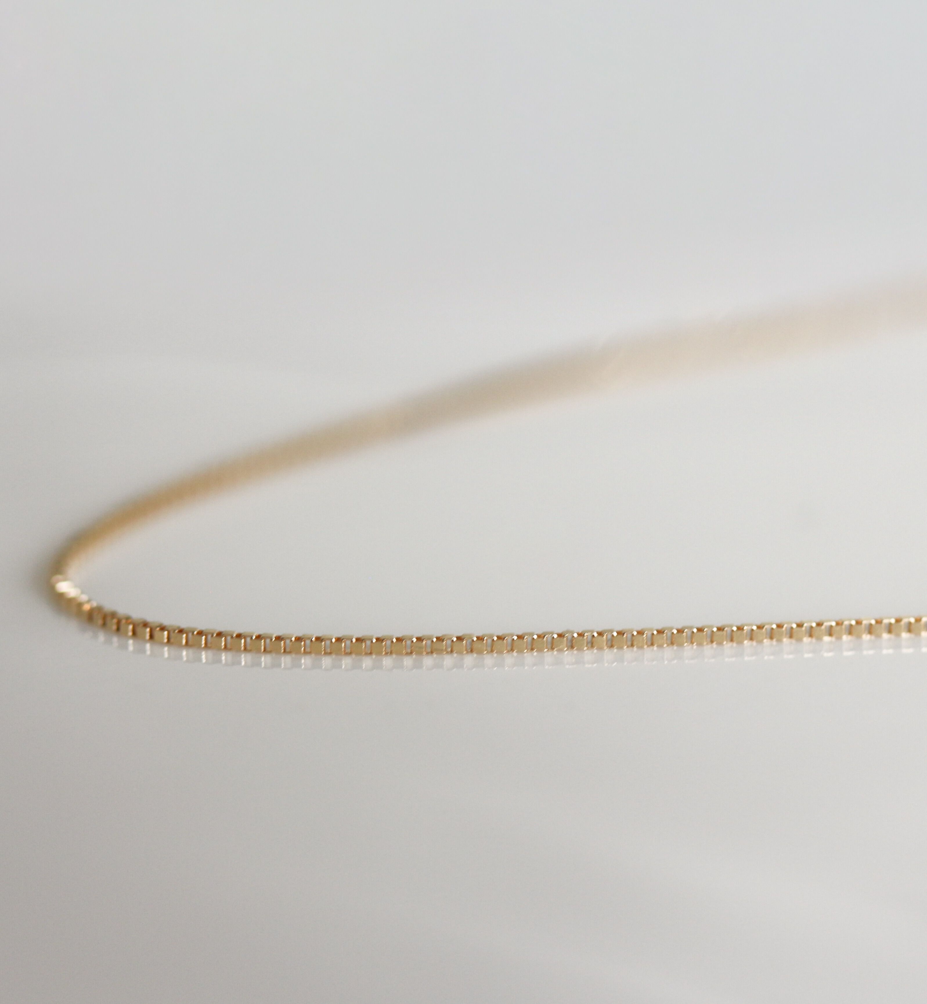  「ゴールド ベネチアン チェーン ネックレス 40cm | K10YG」|ネックレス|