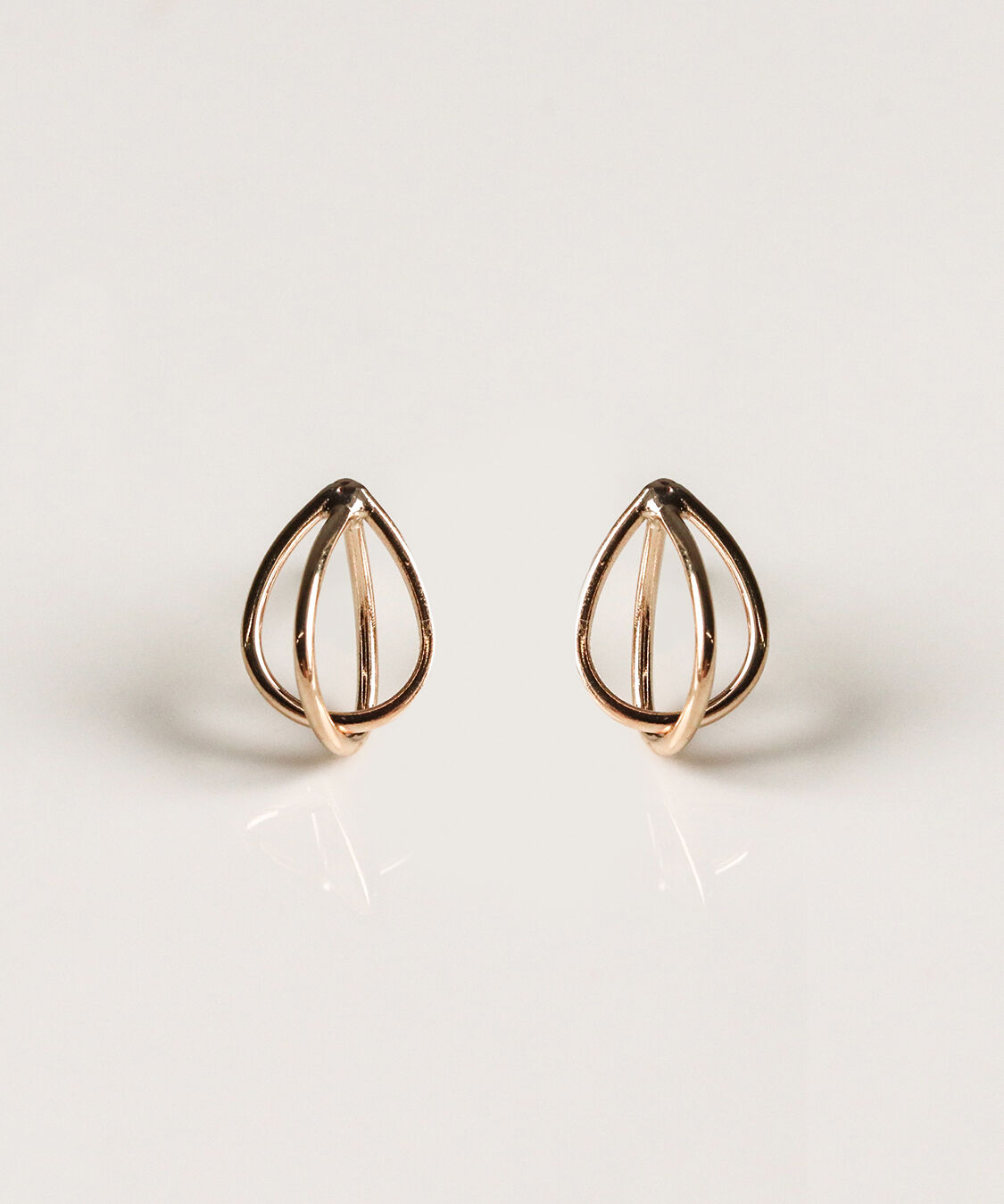  「ゴールド ティアドロップ ピアス | K10YG」|ピアス|K10 イエローゴールド