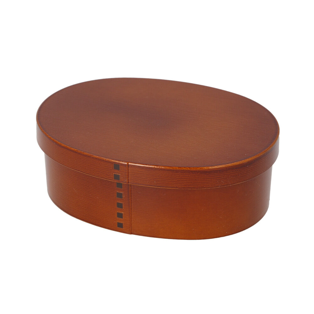 BACKYARD FAMILY「hakoya わっぱ風 弁当箱 通販 ハコヤ 曲げわっぱ 日本製 レンジ対応 500ml」|食器・キッチングッズ|ブラウン1