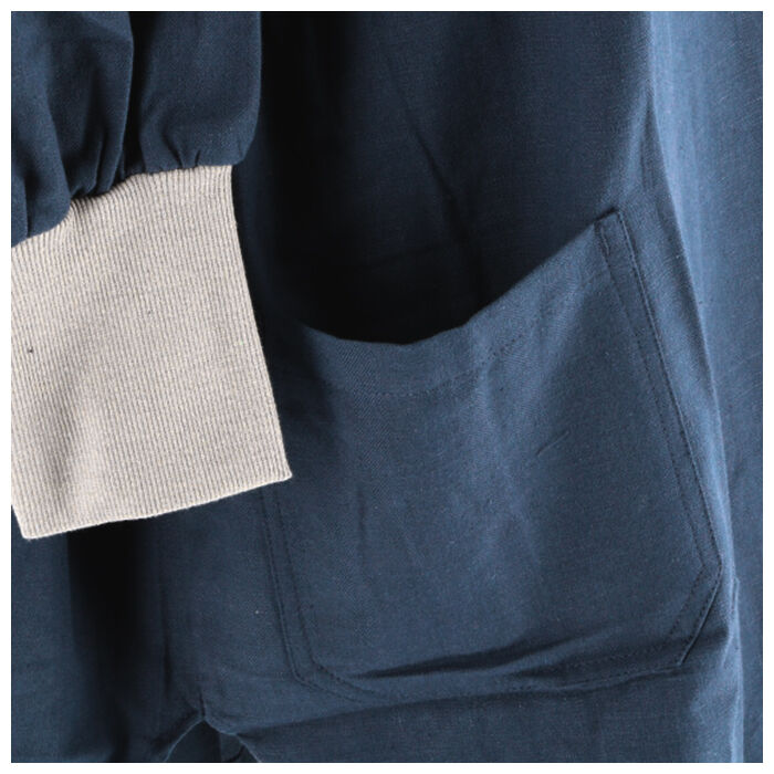 BACKYARD FAMILY「割烹着 おしゃれ 通販 無地 かっぽう着 エプロン チェニック ゆったり 大きめ 汚れ ガード」|食器・キッチングッズ|