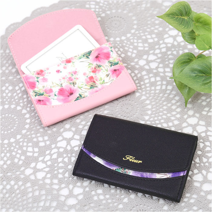 BACKYARD FAMILY「名刺入れ ブランド レディース 通販 カードケース スリム 薄型 花柄 名刺ケース カードホルダー」|名刺入れ・カードケース|
