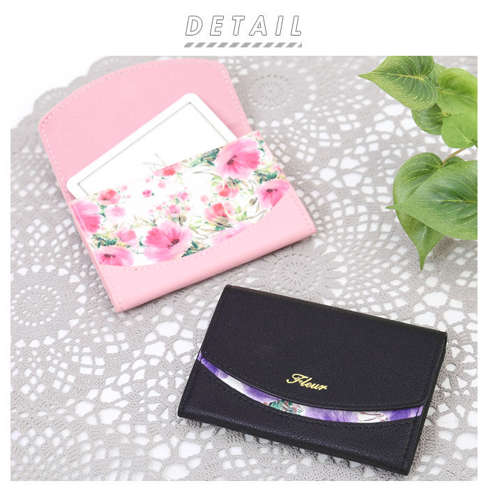 BACKYARD FAMILY「名刺入れ ブランド レディース 通販 カードケース スリム 薄型 花柄 名刺ケース カードホルダー」|名刺入れ・カードケース|