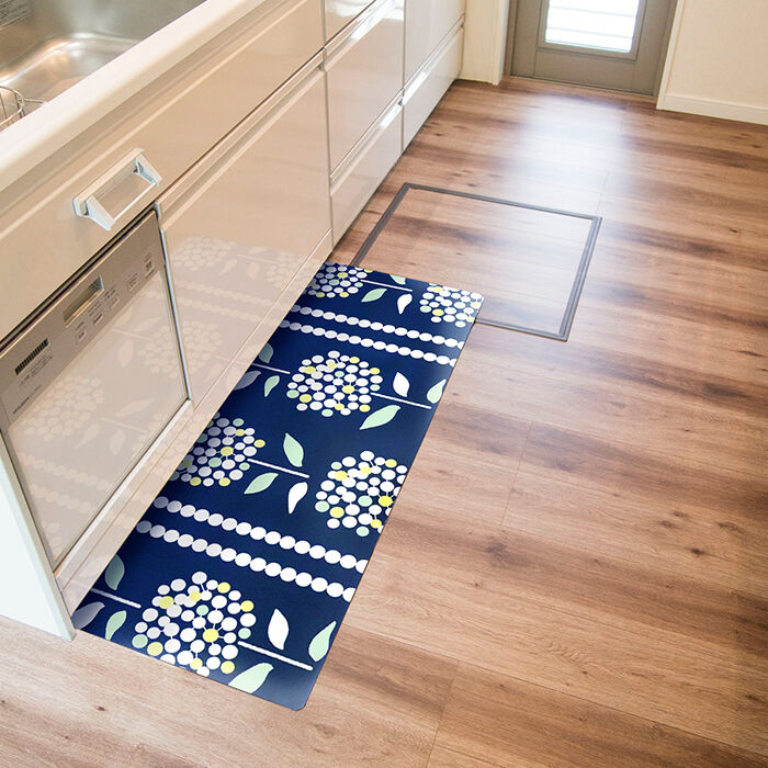 BACKYARD FAMILY「キッチンマット 45&times;120 通販 台所 敷物 マット カーペット 北欧風 欧風 拭ける 防水」|食器・キッチングッズ|